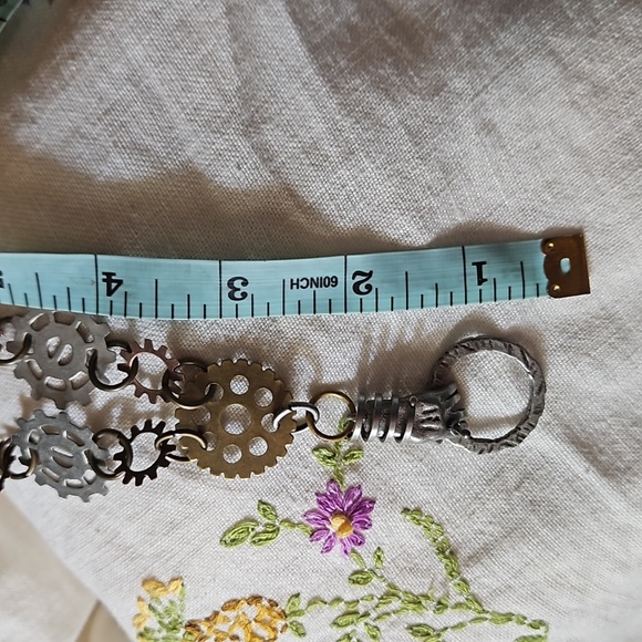 Strong Hand at the Wheel, Gears n Stuff 19" and more Necklace - Picture 8 of 9